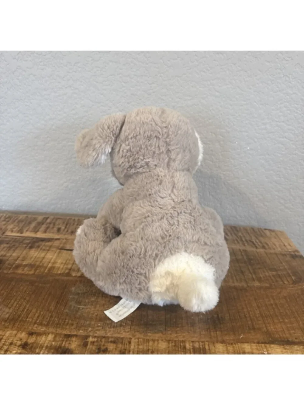 Bearington Collection Plush Puppy Soft 13 Toy Stuffed Animal Beige Tan Cream